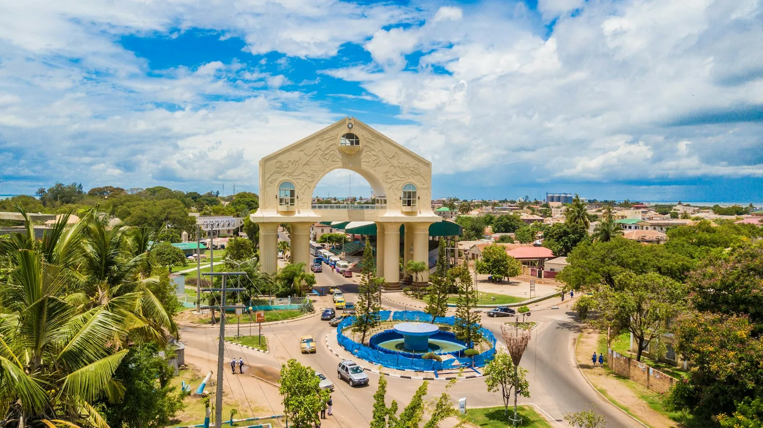 Arch 22, byporten i Banjul i Gambia