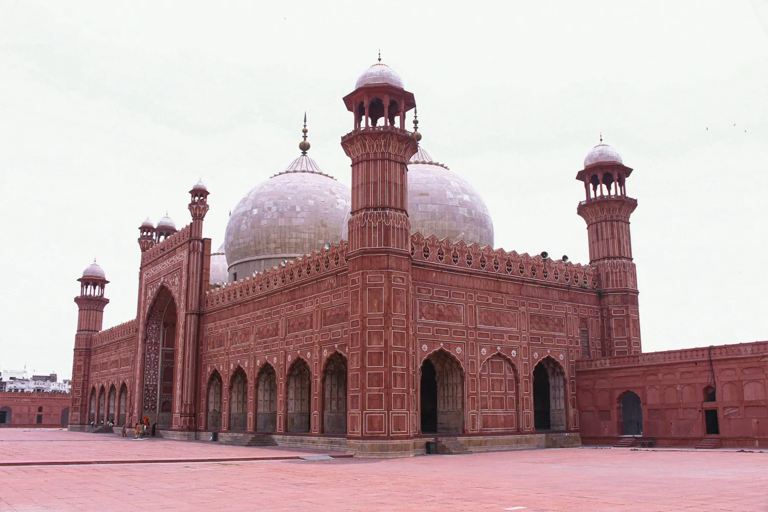 Badshahi-moskeen i Lahore i Pakistan