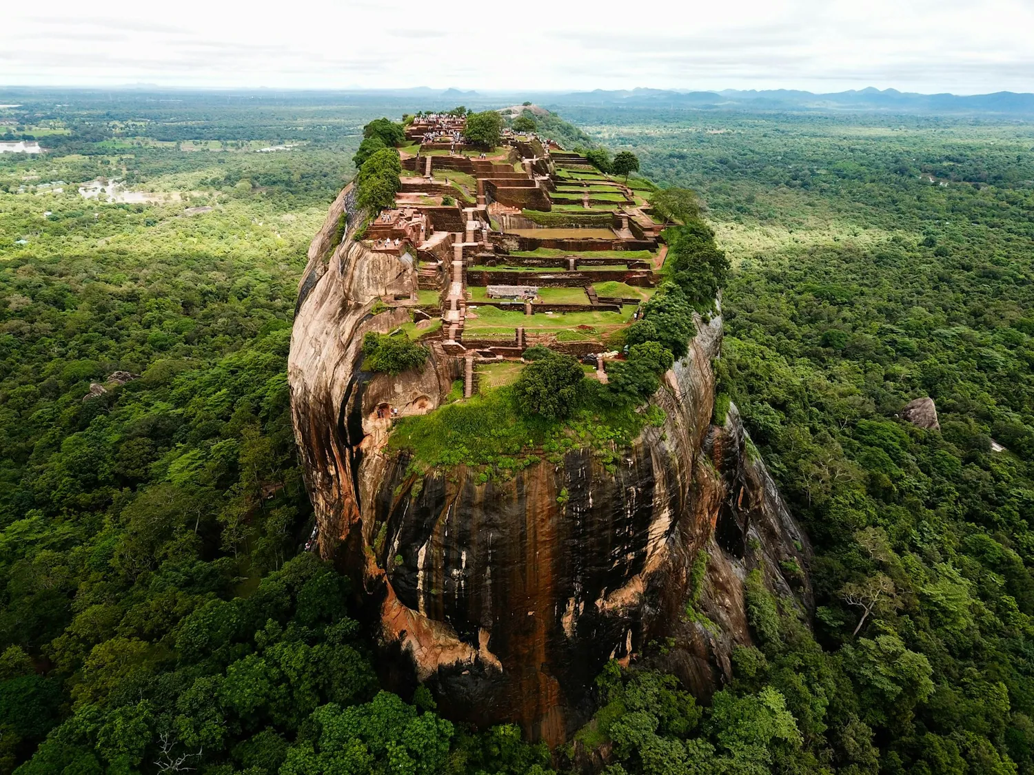 Klippefestningen Sigiriya på Sri Lanka