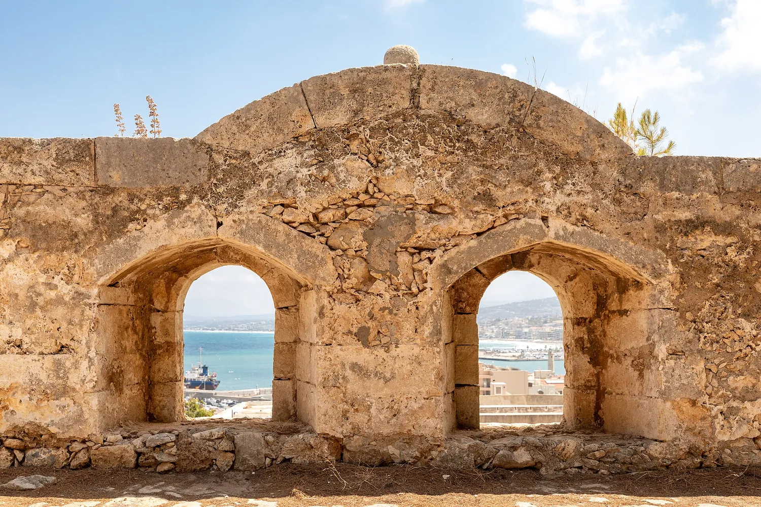 Den venetianske Fortezza-festningen i Rethymnon på Kreta