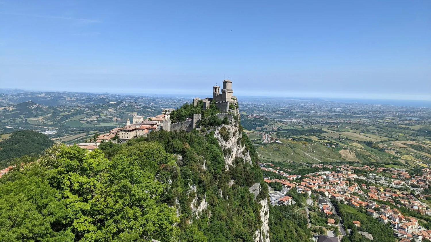 Guaita-tårnet på Monte Titano i San Marino
