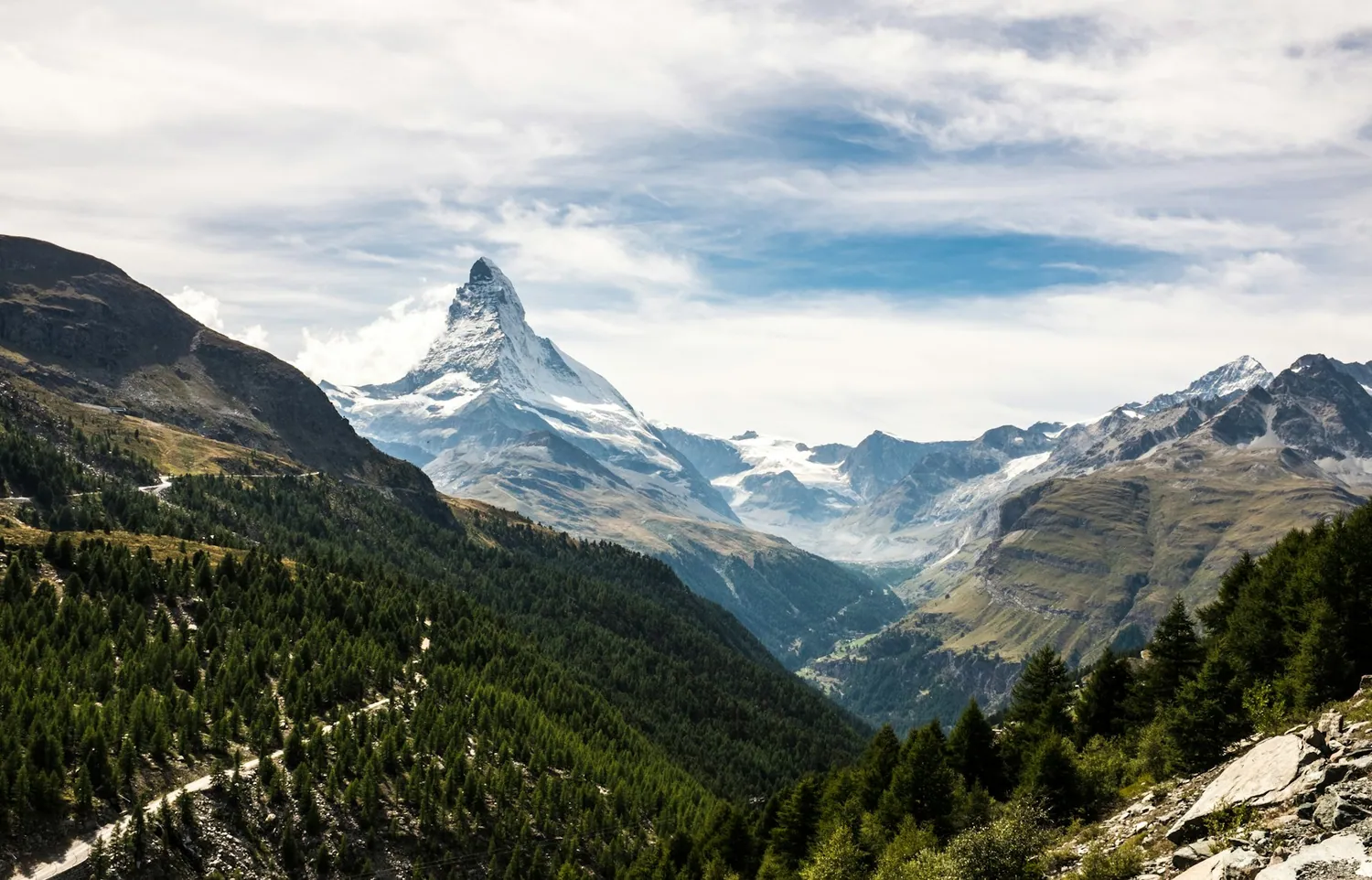 Matterhorn ved Zermatt i Sveits